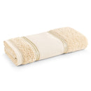 Toalha de Lavabo para Pintar Karsten Bruna Caqui