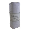 Lençol com Elástico Malha Branco - Casal