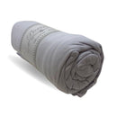 Lençol com Elástico Malha Branco - Casal