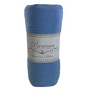 Lençol com Elástico Malha Azul - Queen