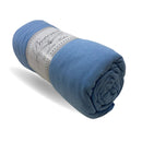 Lençol com Elástico Malha Azul - Casal