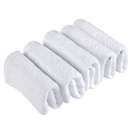 Kit Toalha de Rosto Profissional Branca - 5pçs