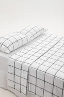 Jogo de Cama Toque Aveludado Basicasa Xadrez - Queen