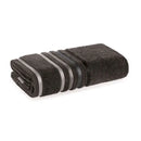 Toalha de Rosto Karsten Lumina Carbono e Cinza