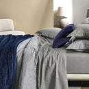 Jogo de Cama Karsten Tesso Cinza - Queen