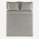 Jogo de Cama Karsten Tesso Cinza - King