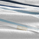 Jogo de Toalha Karsten Lumina Branco e Azul - 2 peças (Banhão + Rosto)