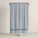 Jogo de Toalha Karsten Lumina Allure e Azul - 2 peças (Banhão + Rosto)